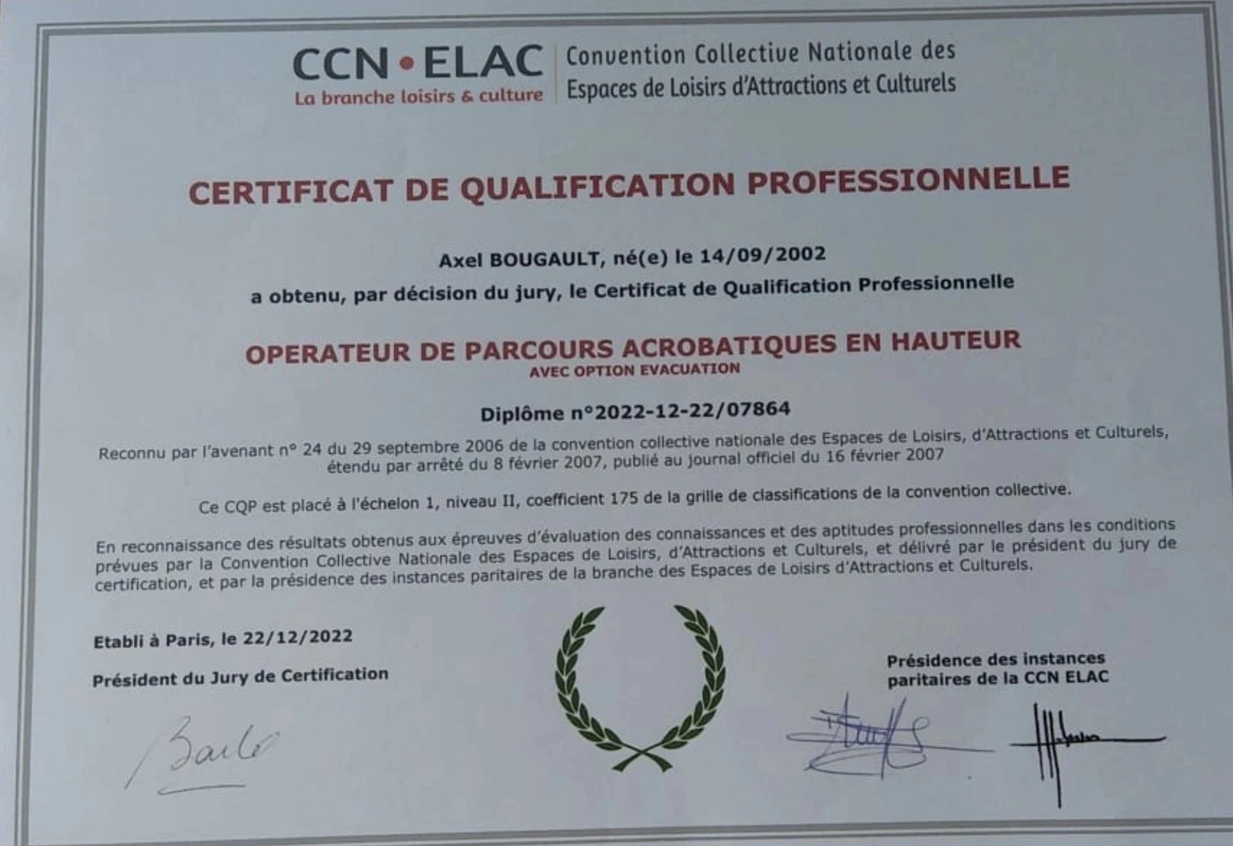 diplome BNSSA